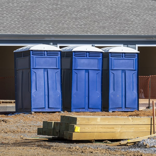 are there any restrictions on where i can place the portable restrooms during my rental period in Mcintosh